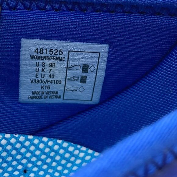 Lands’End Women’s Water Ballet Flats Blue Color Size 9B Like New - Picture 8 of 9